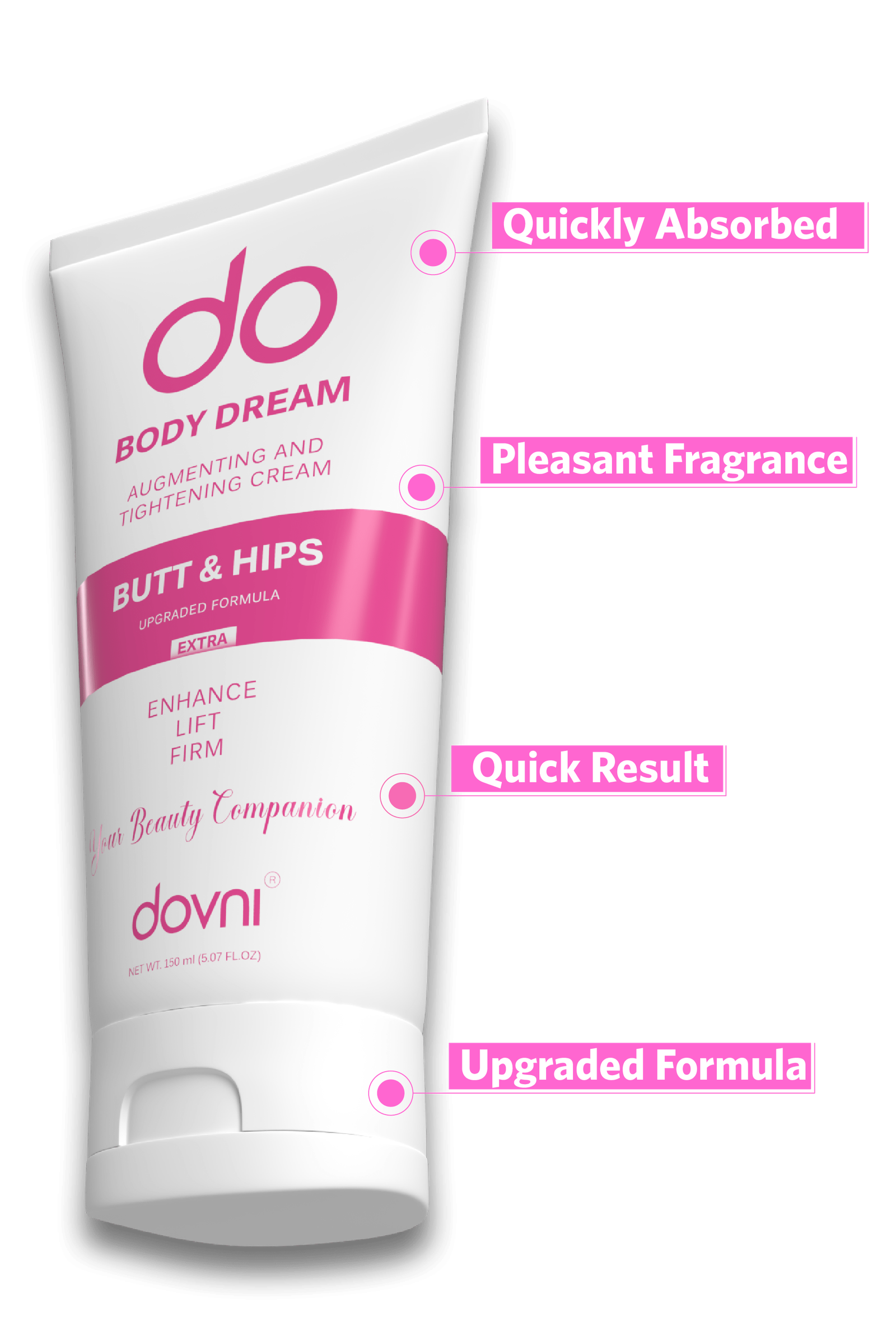 Crema Levantadora de Glúteos: Logra Curvas Más Llenas - 150 ml