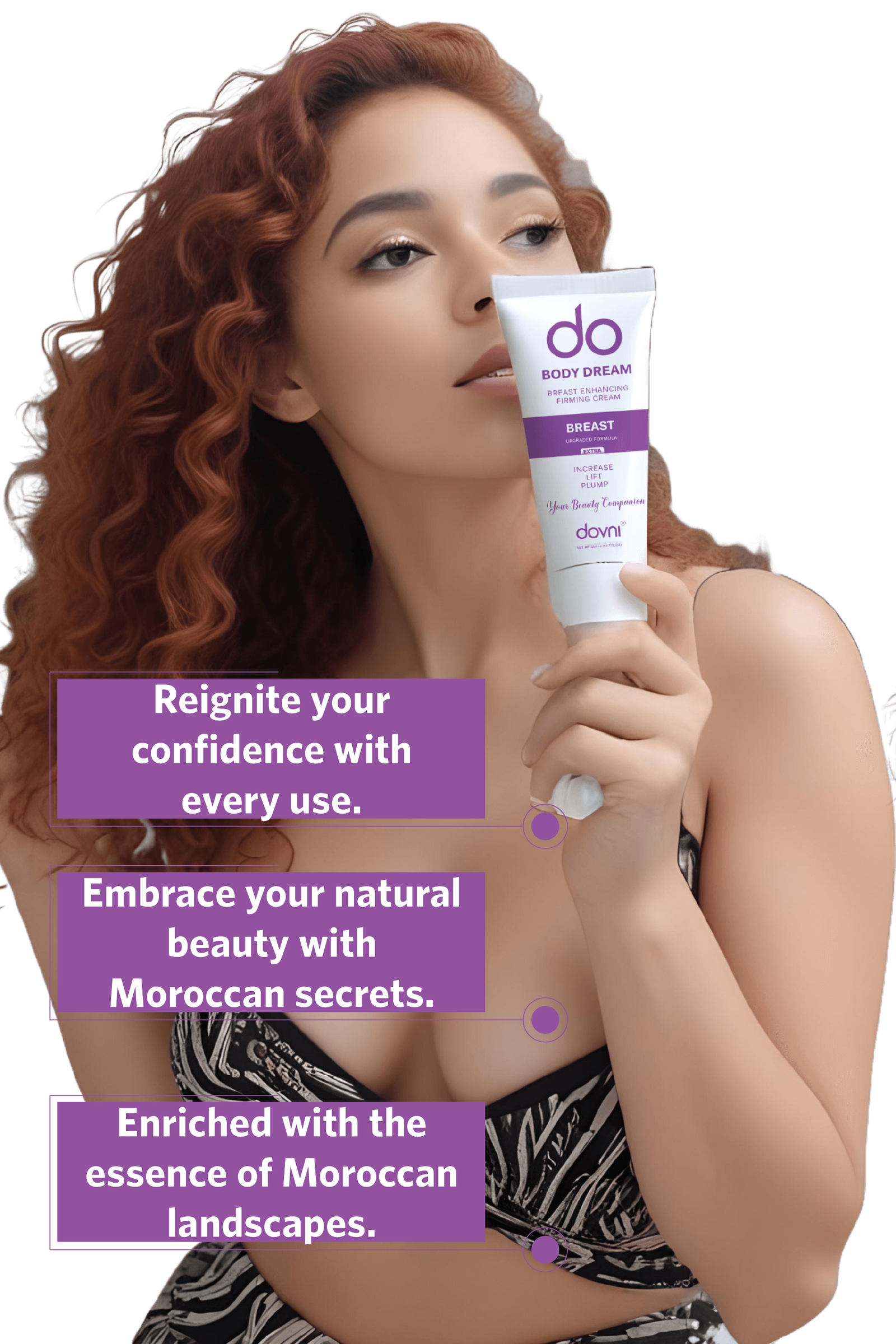 Dovni Brustvergrößerungscreme für Mehr Volumen und Festigkeit - 150 ml Dovni Brustvergrößerungscreme für Mehr Volumen und Festigkeit - 150 ml