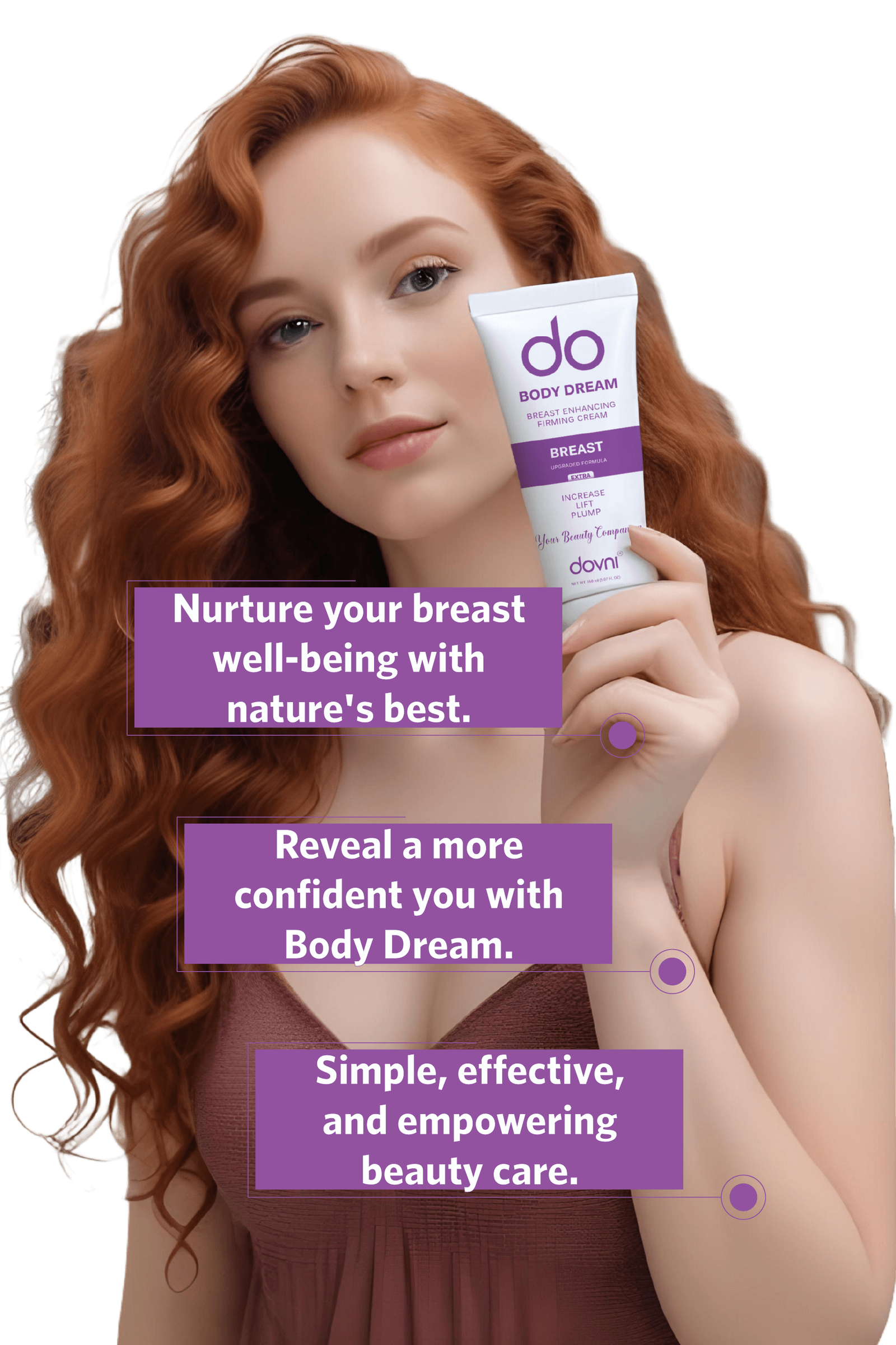 Dovni Brustcreme: Effektiv für Straffere und Vollere Brüste - 150 ml Dovni Brustcreme: Effektiv für Straffere und Vollere Brüste - 150 ml